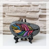 Plume multicolore