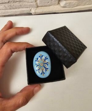 Bague bleu clair – Image 7