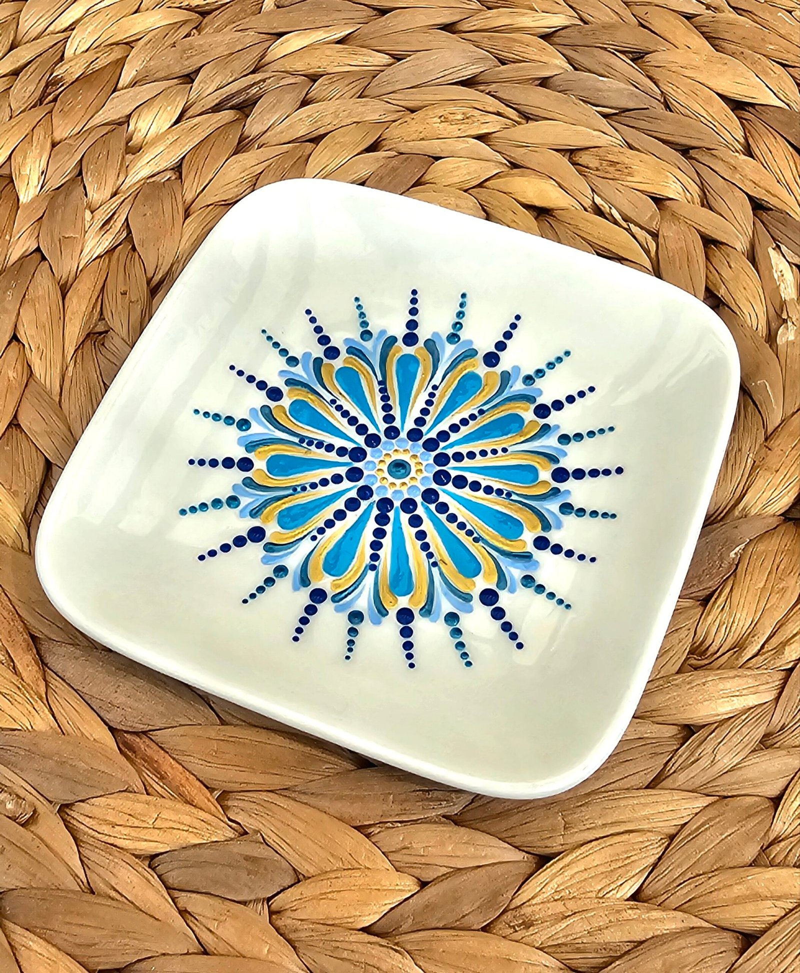 Coupelles mandala bleu – Image 4
