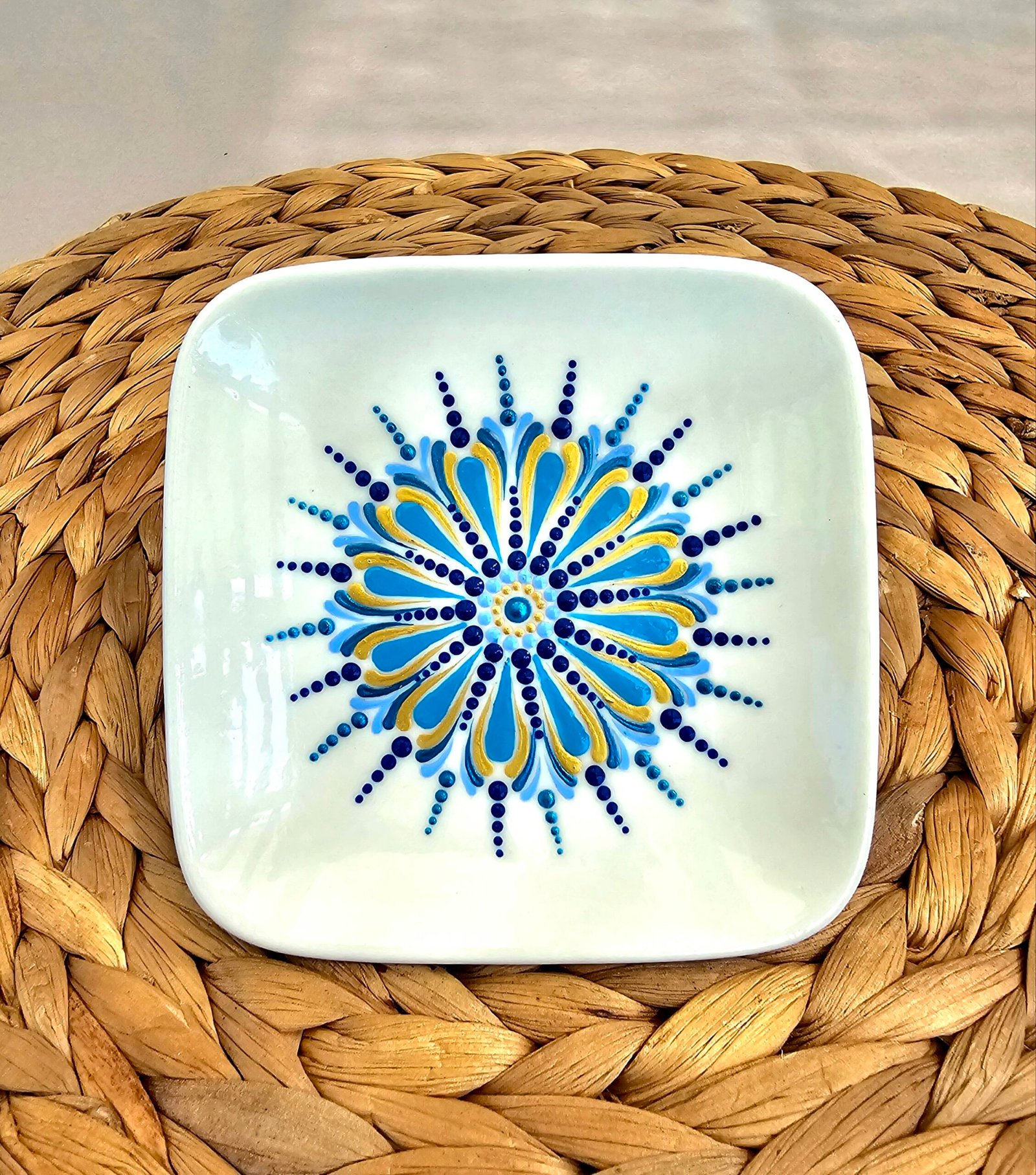 Coupelles mandala bleu – Image 9