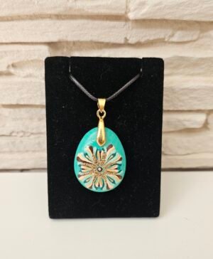 Collier vert émeraude.1