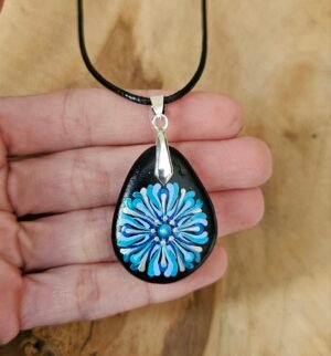 ✨ Collier noir et bleu ✨ – Image 4