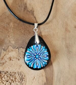 ✨ Collier noir et bleu ✨ – Image 3