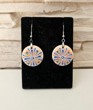 Boucles brutes et bleues/orangées.1