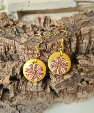 Boucles dorées et orangées.1