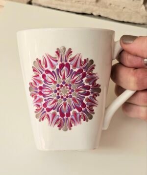 Tasse mandala violet – Image 4