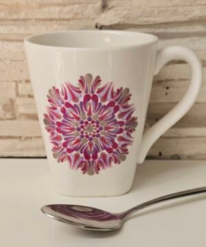 Tasse mandala violet